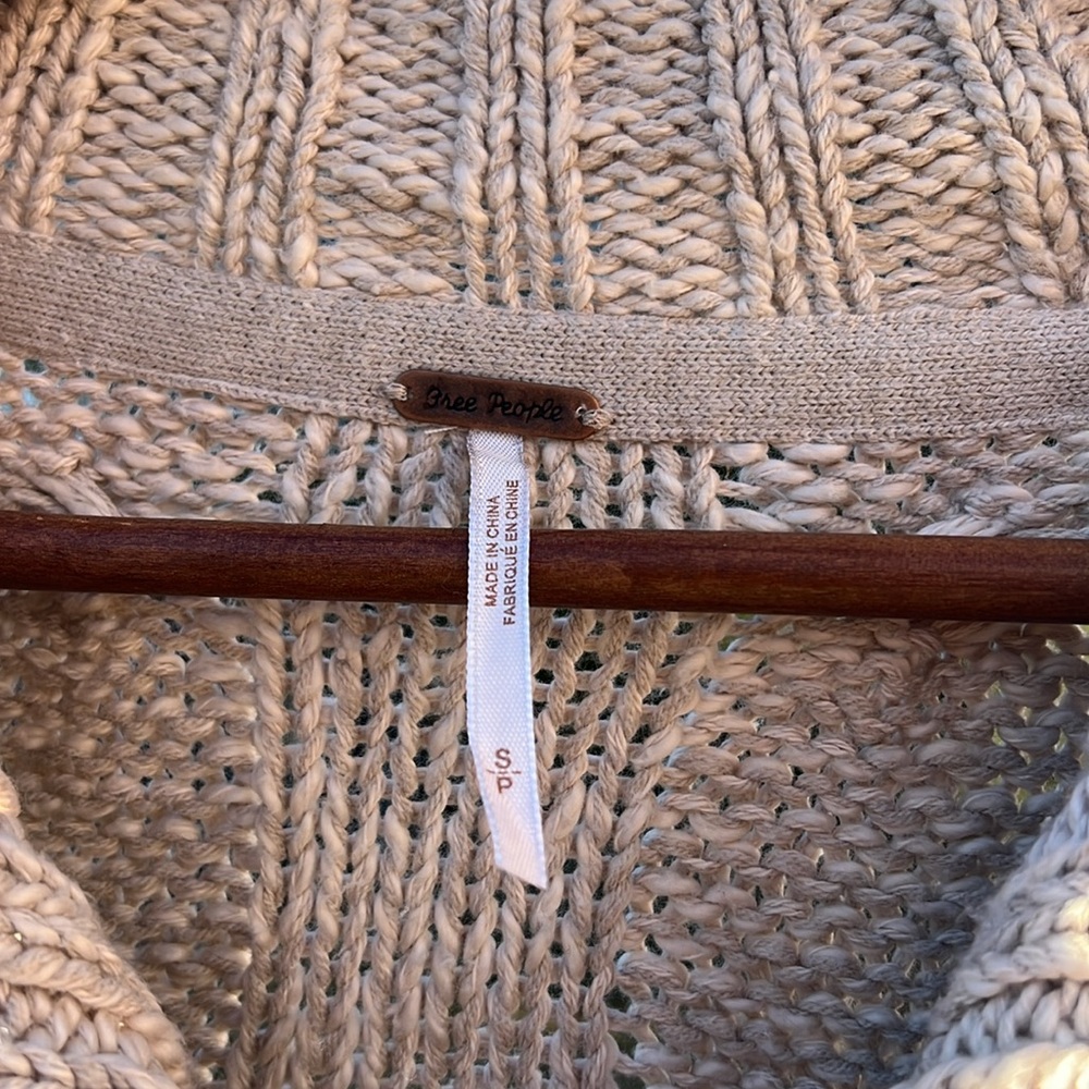 Free People Bonfire cable knit sweater - Picture 2 of 6